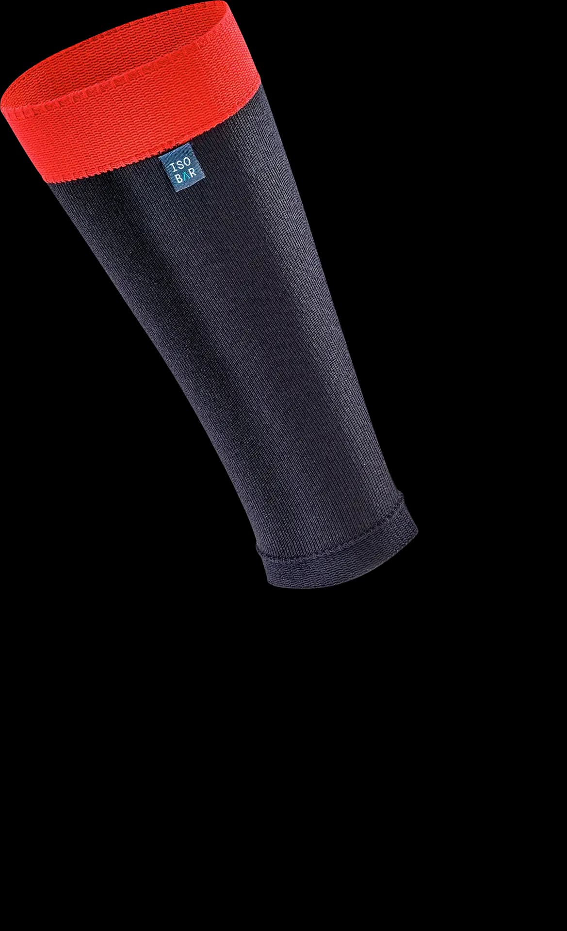 Active Calf Sleeves in Black & Red