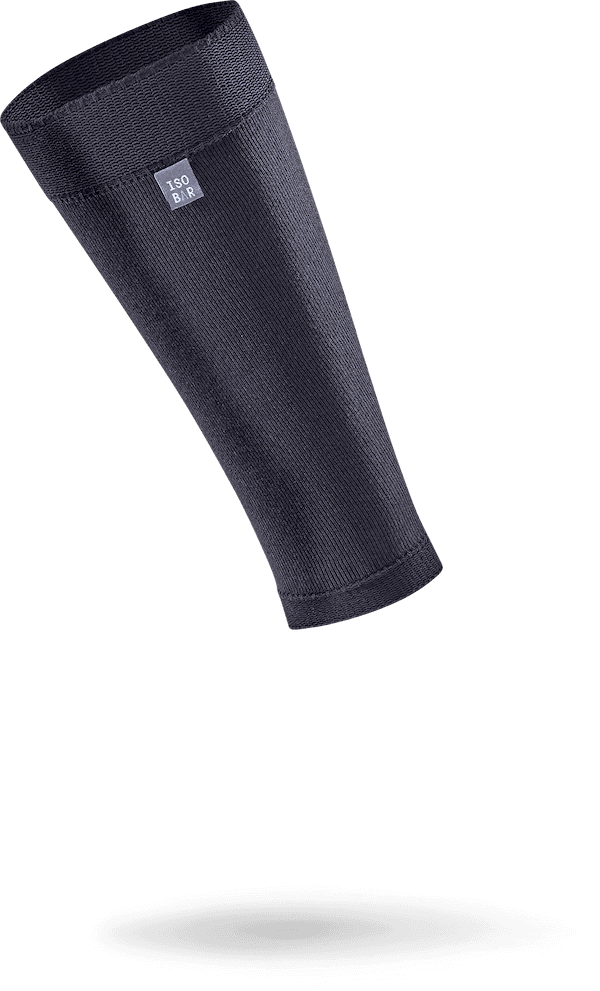 Recovery Calf Sleeves in Black Teal