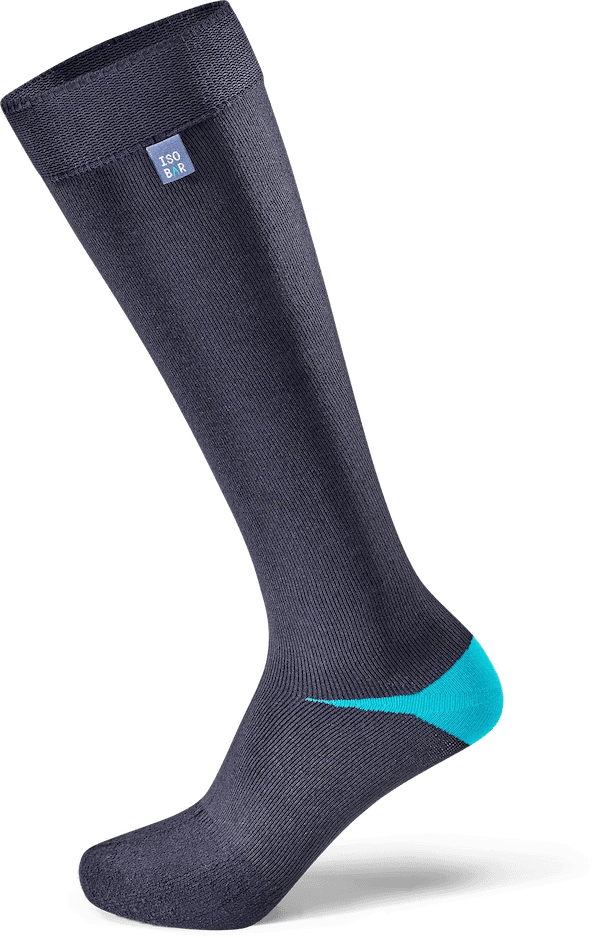 Travel & Lifestyle Socks in Black Teal