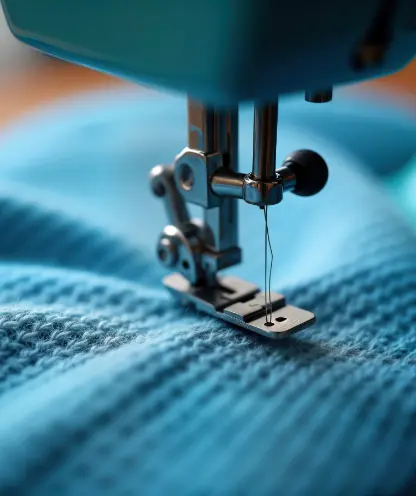 3D scanning process showing leg measurement